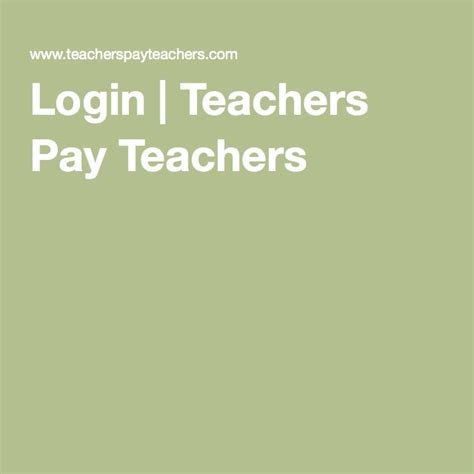 teacerspayteachers|teachers pay teachers log in.